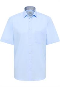 Original Shirt Popeline Kurzarm hellblau