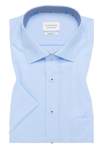 Original Shirt Popeline Kurzarm hellblau