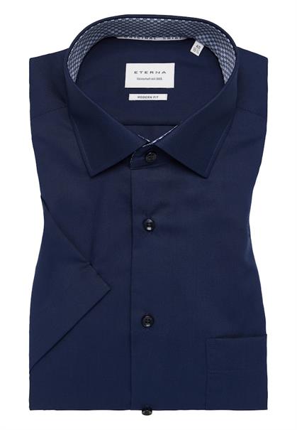 Original Shirt Popeline Kurzarm navy