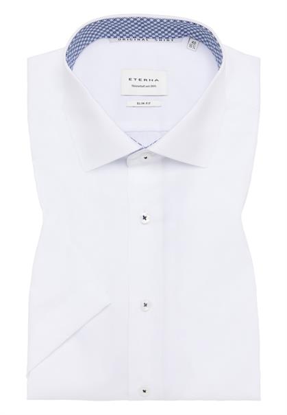 Original Shirt Popeline Kurzarm weiß