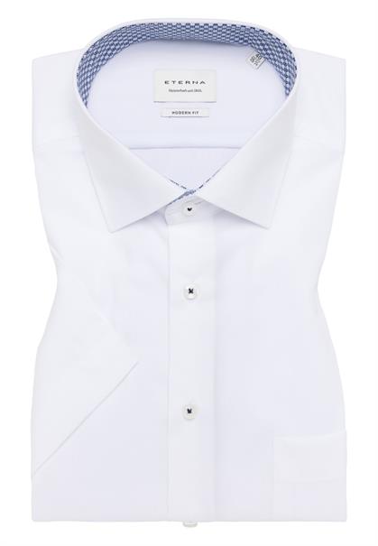 Original Shirt Popeline Kurzarm weiß