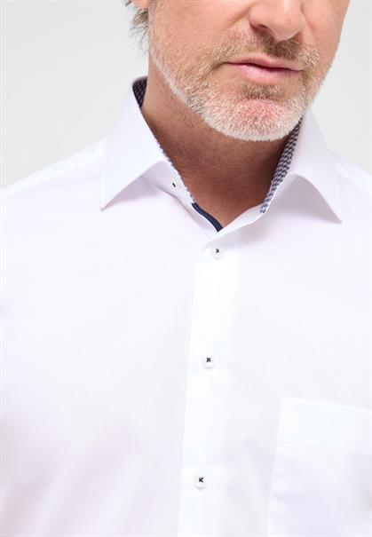 Original Shirt Popeline Kurzarm weiß