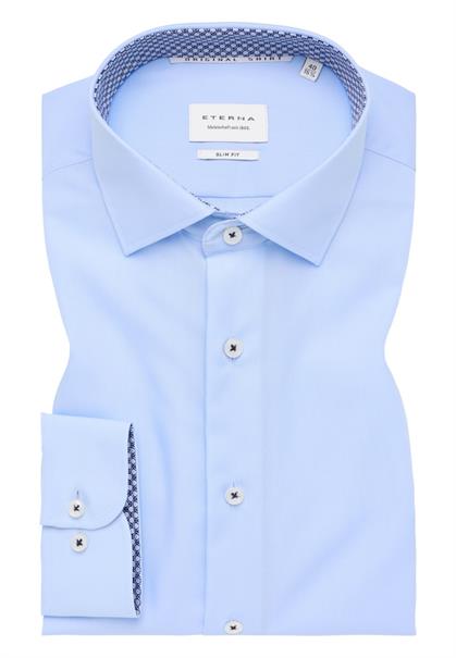 Original Shirt Popeline Langarm hellblau