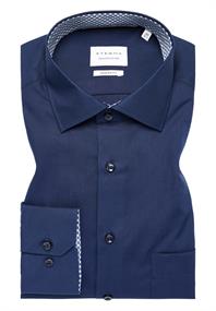 Original Shirt Popeline Langarm navy