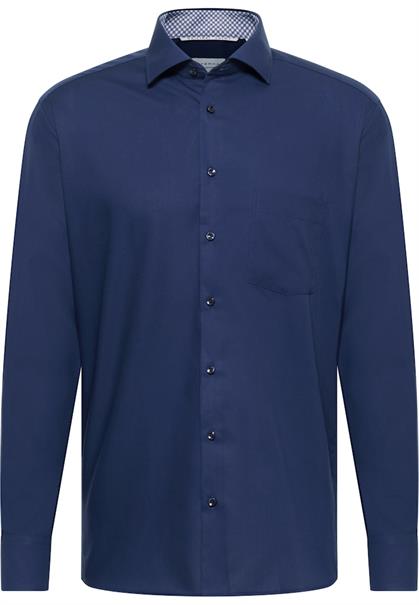 Original Shirt Popeline Langarm navy