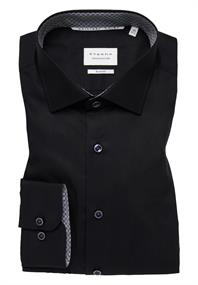 Original Shirt Popeline Langarm schwarz