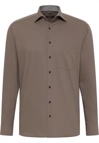 Original Shirt Popeline Langarm walnut