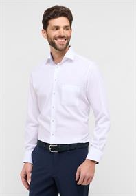Original Shirt Popeline Langarm weiß