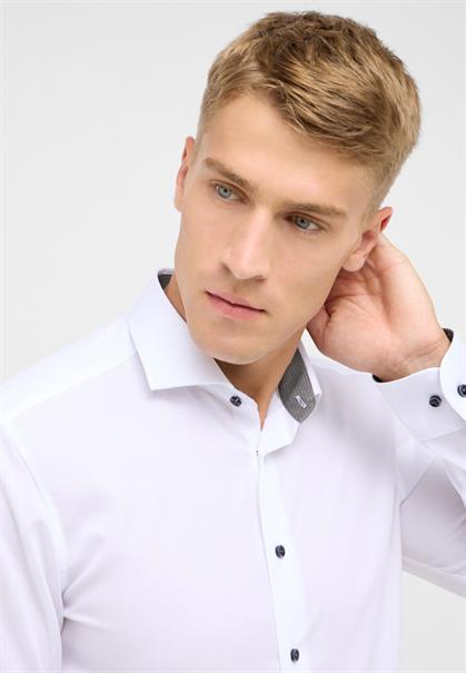 Original Shirt Popeline Langarm weiß