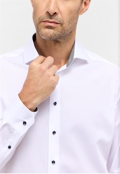 Original Shirt Popeline Langarm weiß