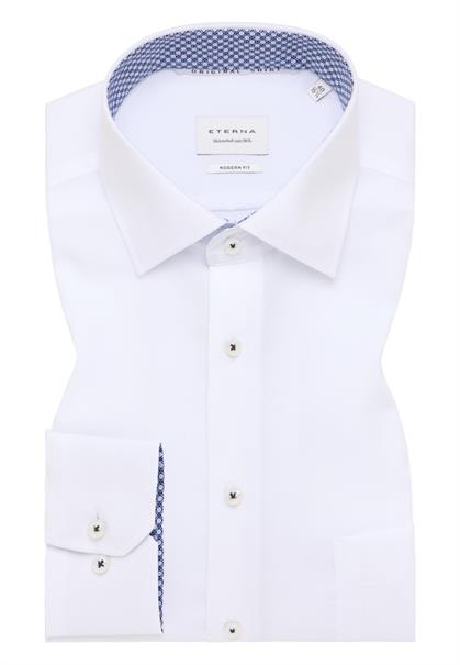 Original Shirt Popeline Langarm weiß