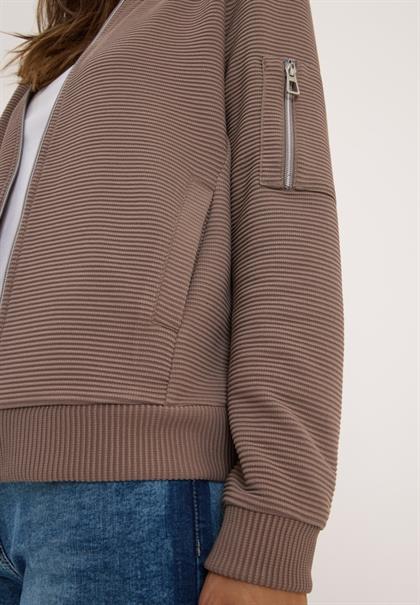 Ottoman Blouson cocoa taupe