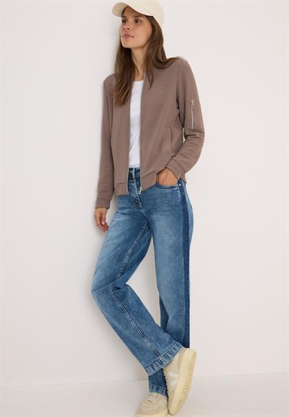 Ottoman Blouson cocoa taupe