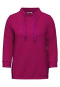 Ottoman-Pullover jewel pink