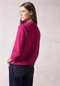Ottoman-Pullover jewel pink
