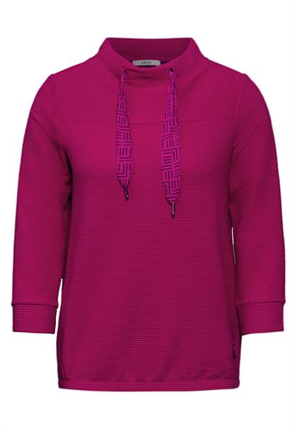Ottoman-Pullover jewel pink