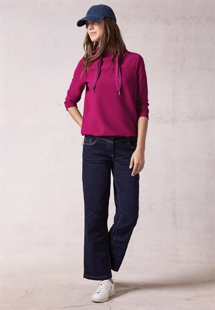 Ottoman-Pullover jewel pink