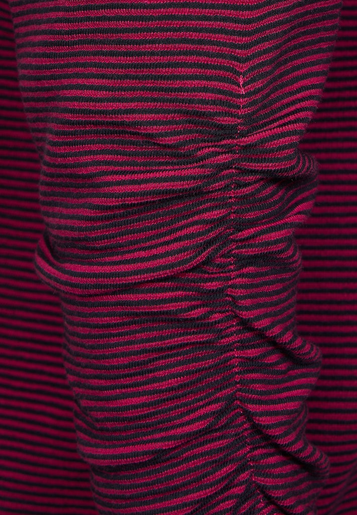 online Damen Streifenshirt kaufen bequem Cecil Sweatshirt pink Ottoman cool bei