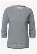 Ottoman Streifenshirt vanilla white