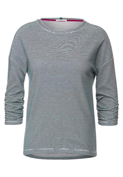 Ottoman Streifenshirt vanilla white