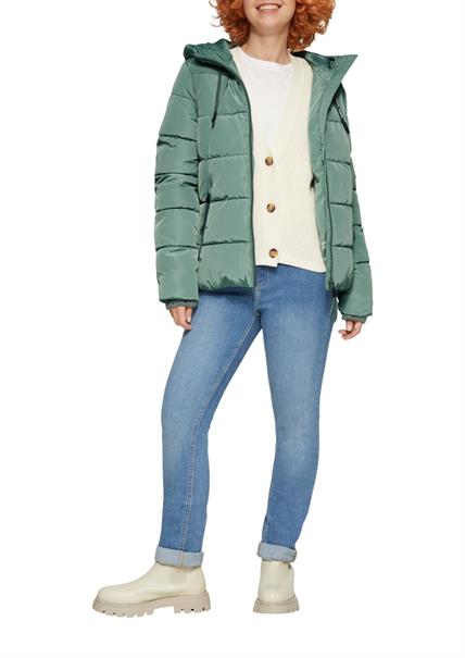 Outdoor-Jacke petrol