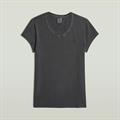 Overdyed eyben slim v t 2.0 wmn dk black gd