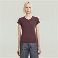 Overdyed eyben slim v t 2.0 wmn maroon gd