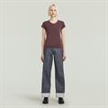 Overdyed eyben slim v t 2.0 wmn maroon gd