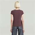 Overdyed eyben slim v t 2.0 wmn maroon gd