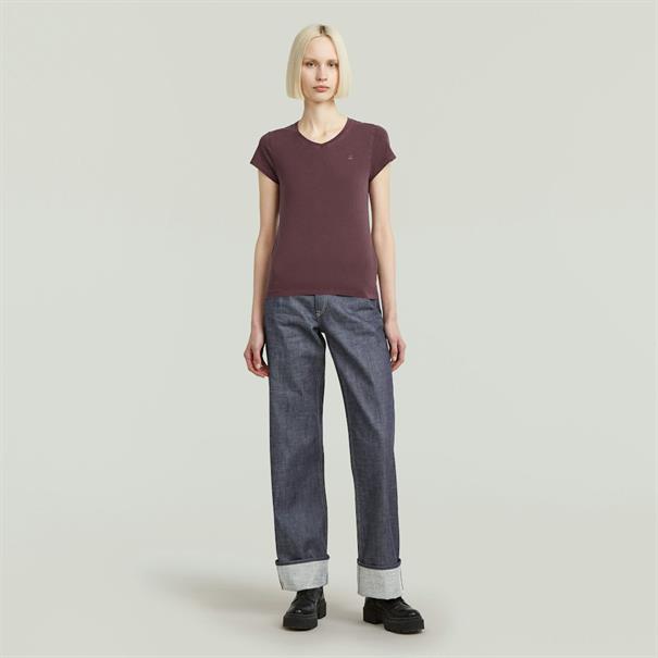 Overdyed eyben slim v t 2.0 wmn maroon gd