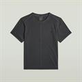 Overdyed front seam r t wmn dk black gd