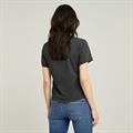 Overdyed front seam r t wmn dk black gd