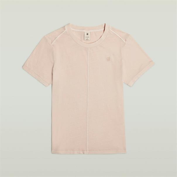 Overdyed front seam r t wmn liquid pink gd