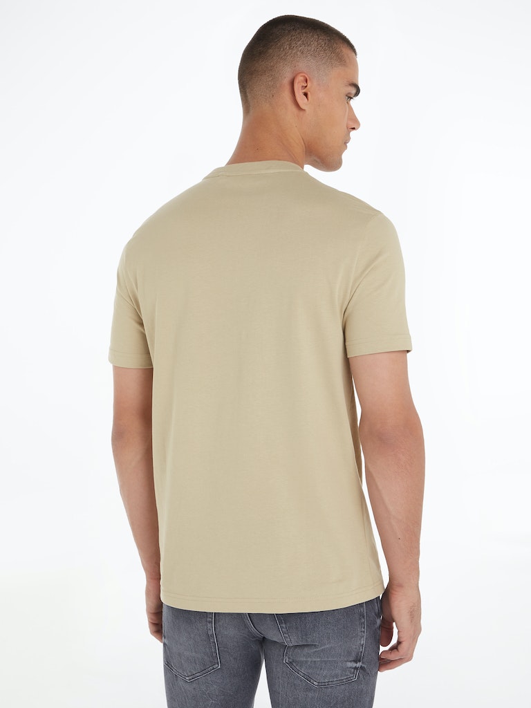 Calvin Klein Herren T-Shirt OVERLAY BOX LOGO T-SHIRT eucalyptus 