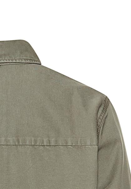 Overshirt aus Baumwoll-Lyocell-Mix shadow khaki
