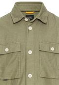Overshirt aus Leinen-Baumwoll-Mix dusty khaki