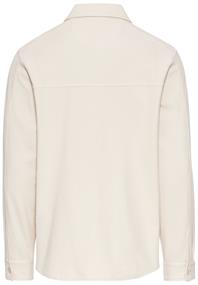 Overshirt aus reiner Baumwolle beige