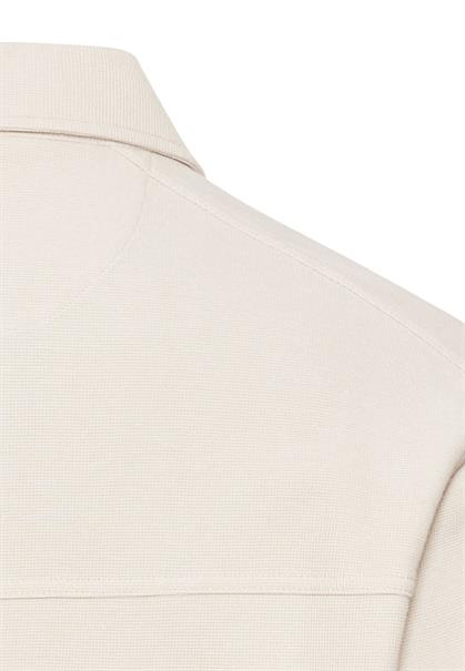Overshirt aus reiner Baumwolle beige