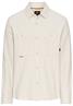 Overshirt aus reiner Baumwolle beige