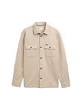 Overshirt Hemd aus Baumwolle cashew beige