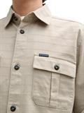 Overshirt Hemd aus Baumwolle cashew beige