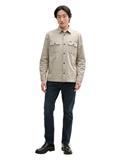 Overshirt Hemd aus Baumwolle cashew beige