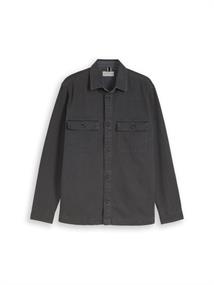 Overshirt im Washed-Look tarmac grey