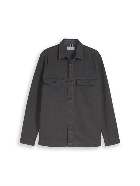 Overshirt im Washed-Look tarmac grey