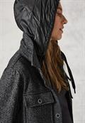 Overshirt mit Kapuze black