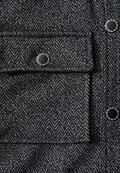 Overshirt mit Kapuze black