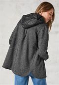 Overshirt mit Kapuze black