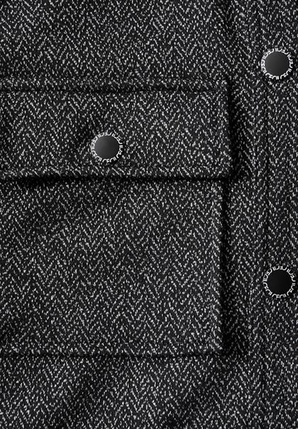 Overshirt mit Kapuze black