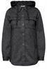Overshirt mit Kapuze black