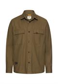 Overshirt mit Taschen deep olive